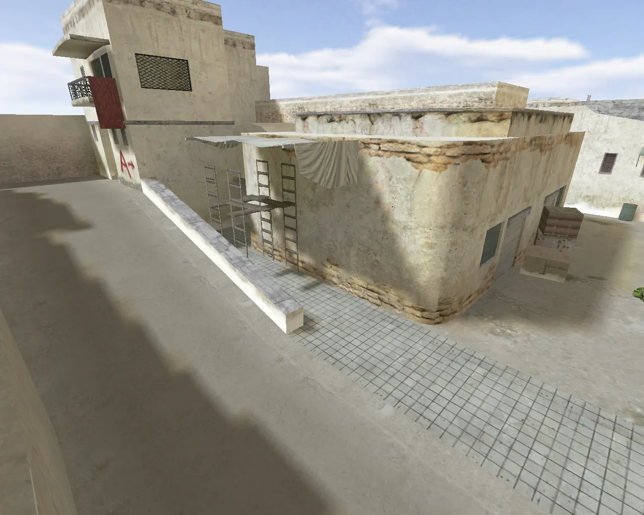 Скачать css_dust2x2_go — DE карта для CS 1.6: баланс сторон, точки и навигация для ботов - Скриншот