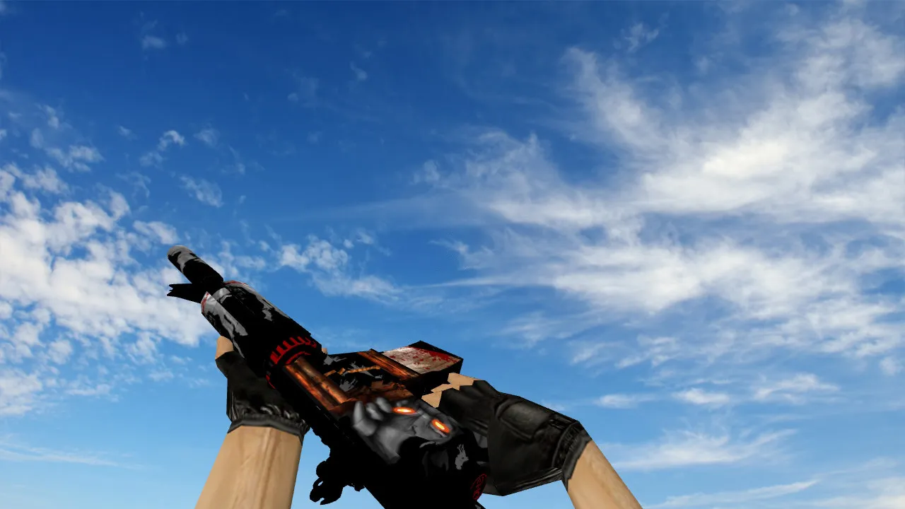 Скачать Модель M4A4 Executioner v_m4a1 p_m4a1 w_m4a1 для CS 1.6: звуки, анимация осмотра, текстуры и установка - Скриншот