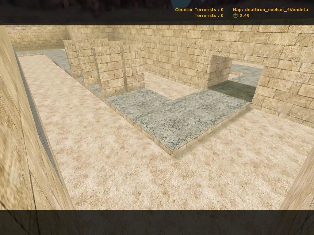 Скачать deathrun_exelset_4vendeta — карта deathrun для CS 1.6: точки, раунды, баланс и оптимизация - Скриншот