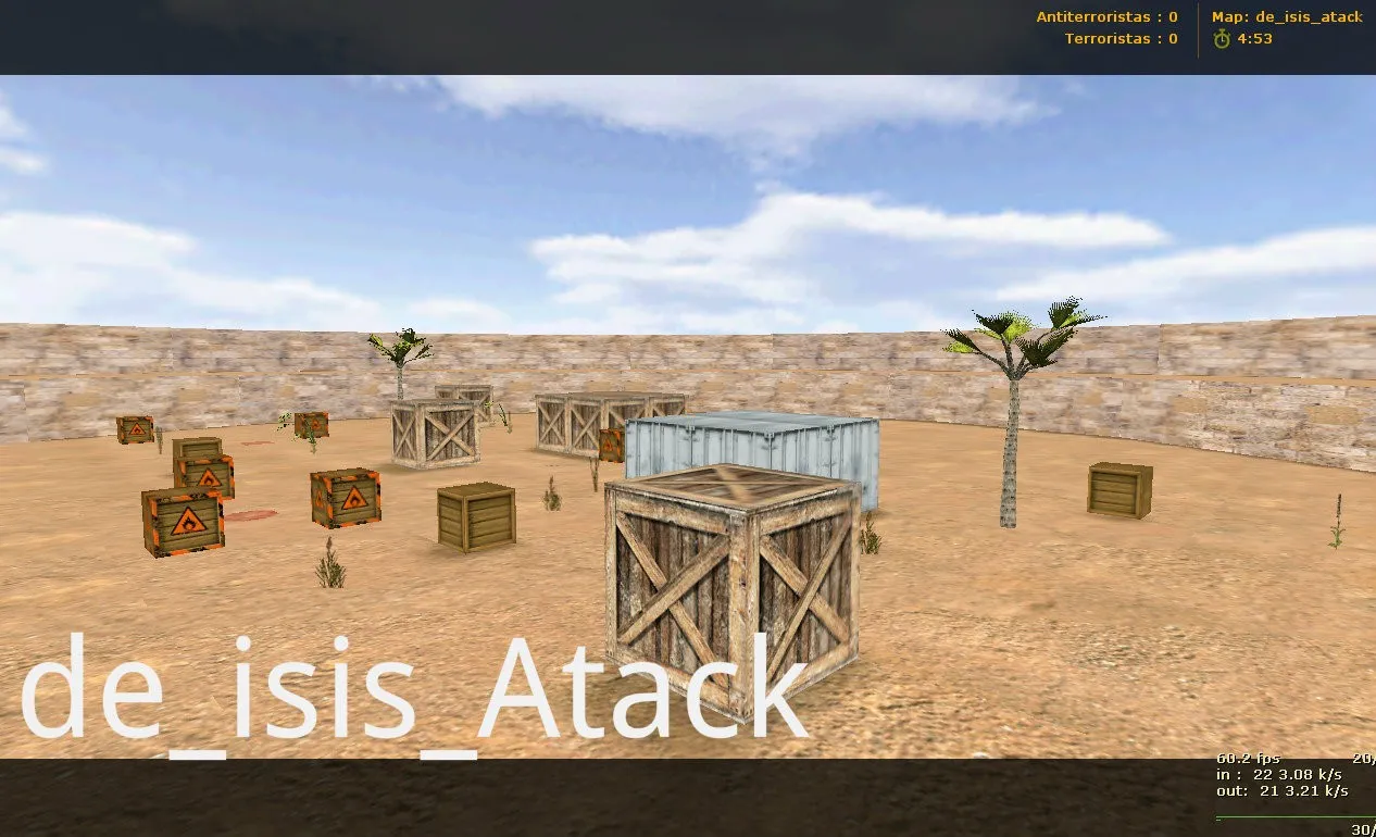 Карта de_isis_atack для Counter-Strike 1.6 - Скачать и Играть — скриншот 1