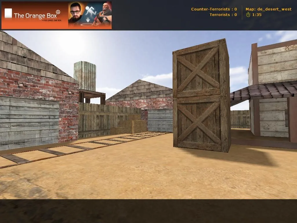 Скачать Карта de_desert_west для CS 1.6: точки, тактика, .nav и оптимизация wpoly/epoly - Скриншот