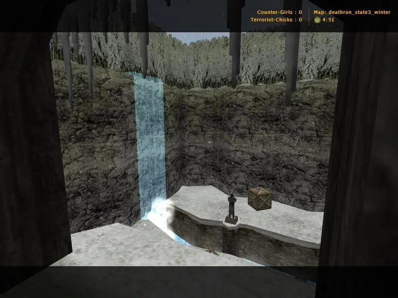 Скачать deathrun_state3_winter — карта для CS 1.6: баланс сторон, точки, .nav и оптимизация - Скриншот