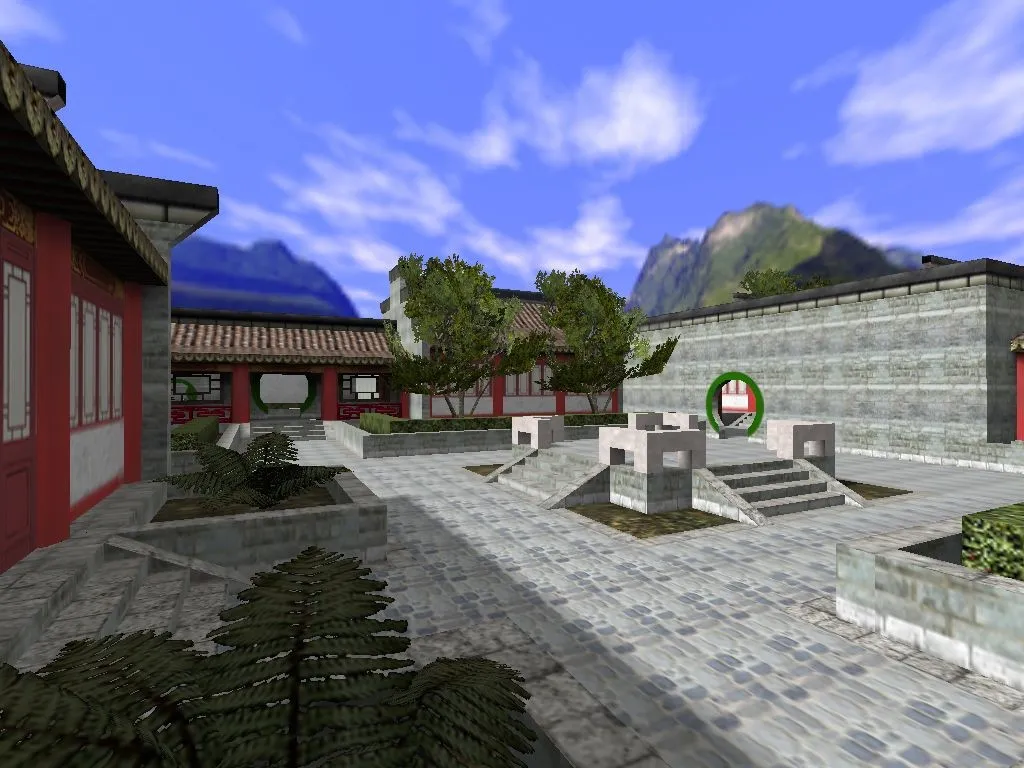 de_bamboo для CS 1.6: детали карты, точки для Terror/CT, боты .nav и оптимизация wpoly/epoly — скриншот 6