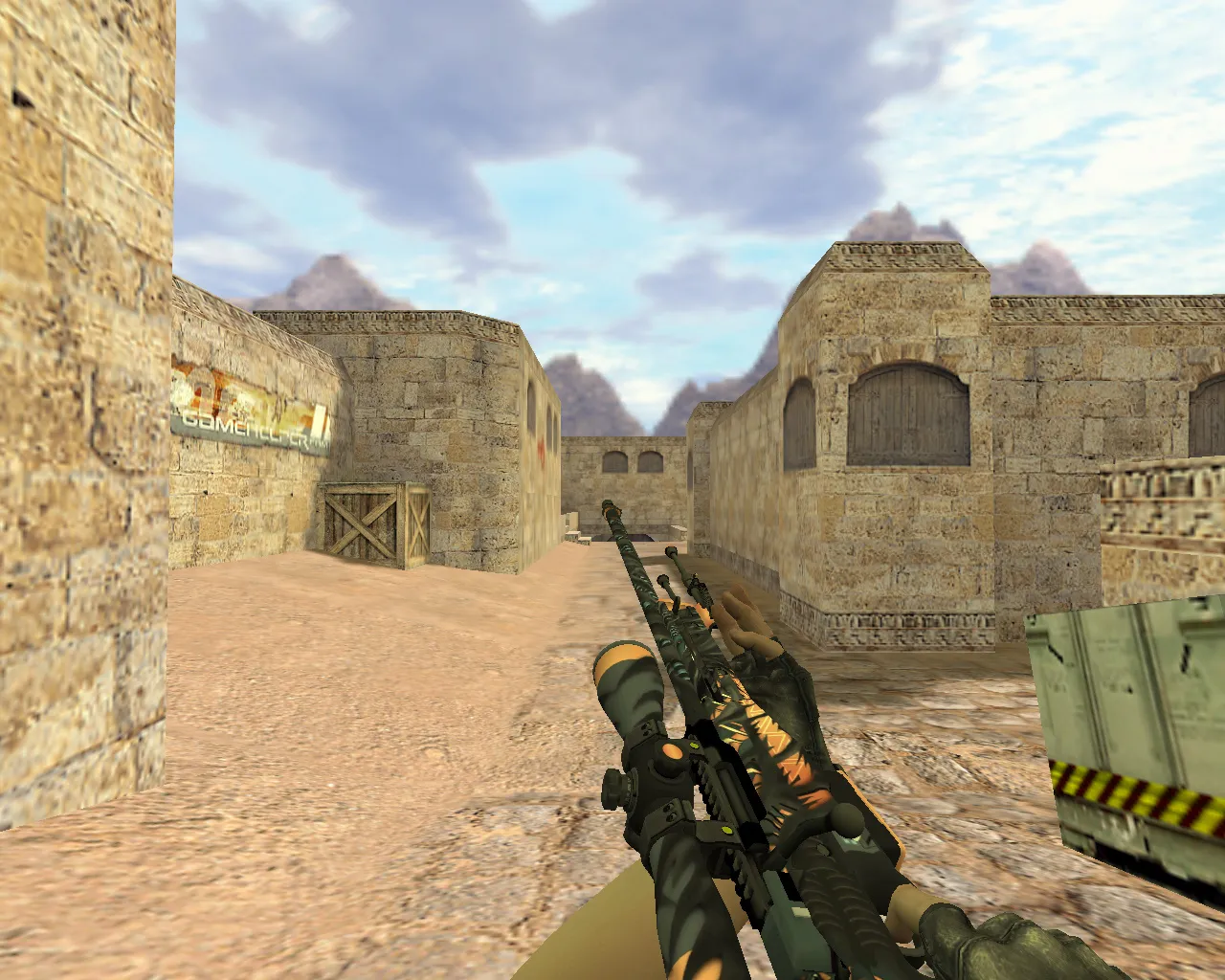 Скачать Модель «AWP Мерес» для CS 1.6 - Качественные текстуры и анимация - Скриншот