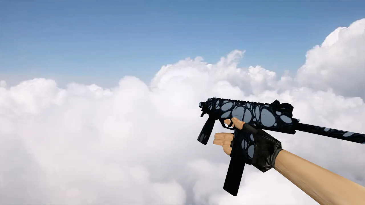 Скачать Модель MP9 «Слизь» для CS 1.6 - Оружие с уникальным дизайном - Скриншот