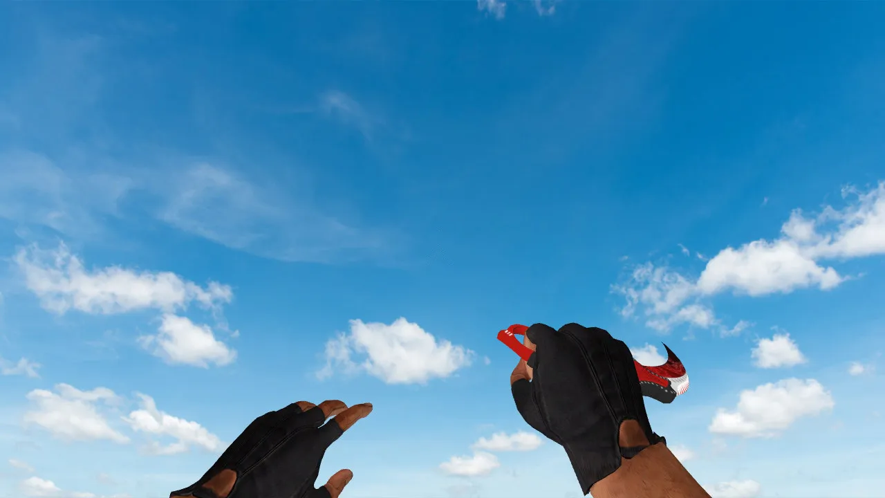 Скачать Модель ножа «Karambit Draginix» v_ w_ p_ для CS 1.6: звуки, анимация осмотра, качество текстур - Скриншот