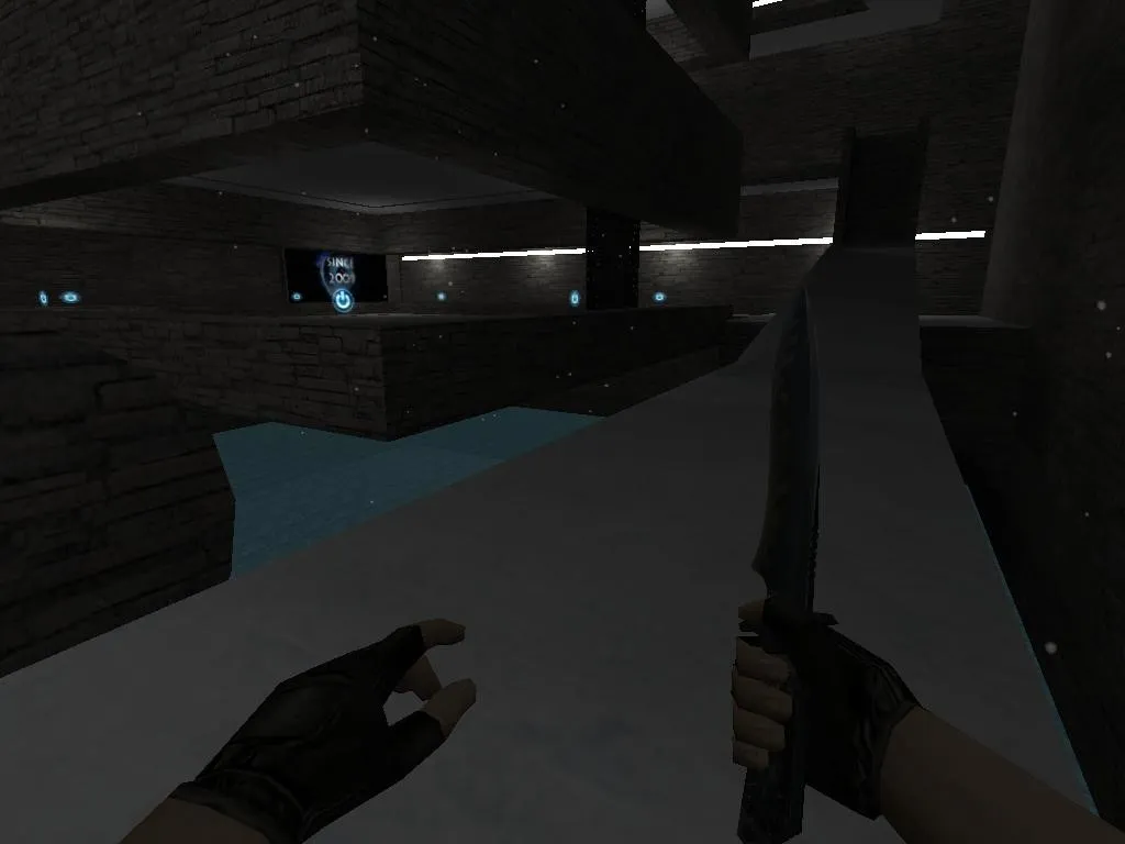 deathrun_snowstorm_f для CS 1.6: карта для Deathrun, баланс сторон, тактика, оптимизация, .nav и настройка — скриншот 6