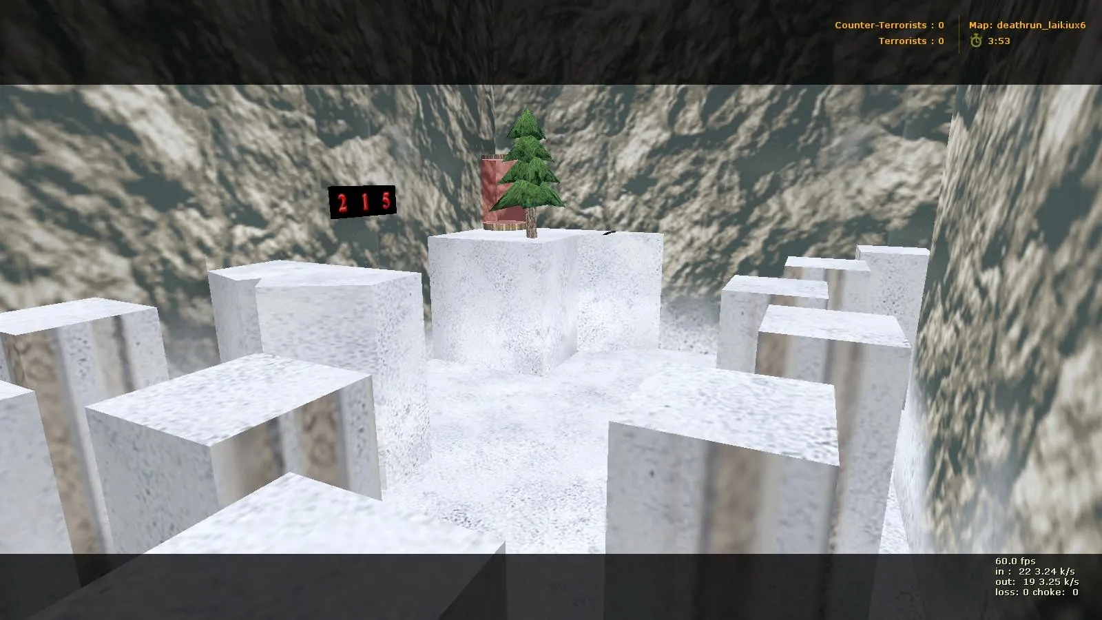 Скачать Карта deathrun_laikiux6 для CS 1.6: точки, .nav для ботов, баланс сторон и настройка под рейты - Скриншот