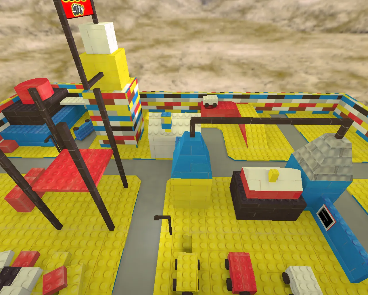 Скачать aim_legocity для CS 1.6: AIM карта, точки спавна, раунды на прицел и прогон флик-стрелков - Скриншот