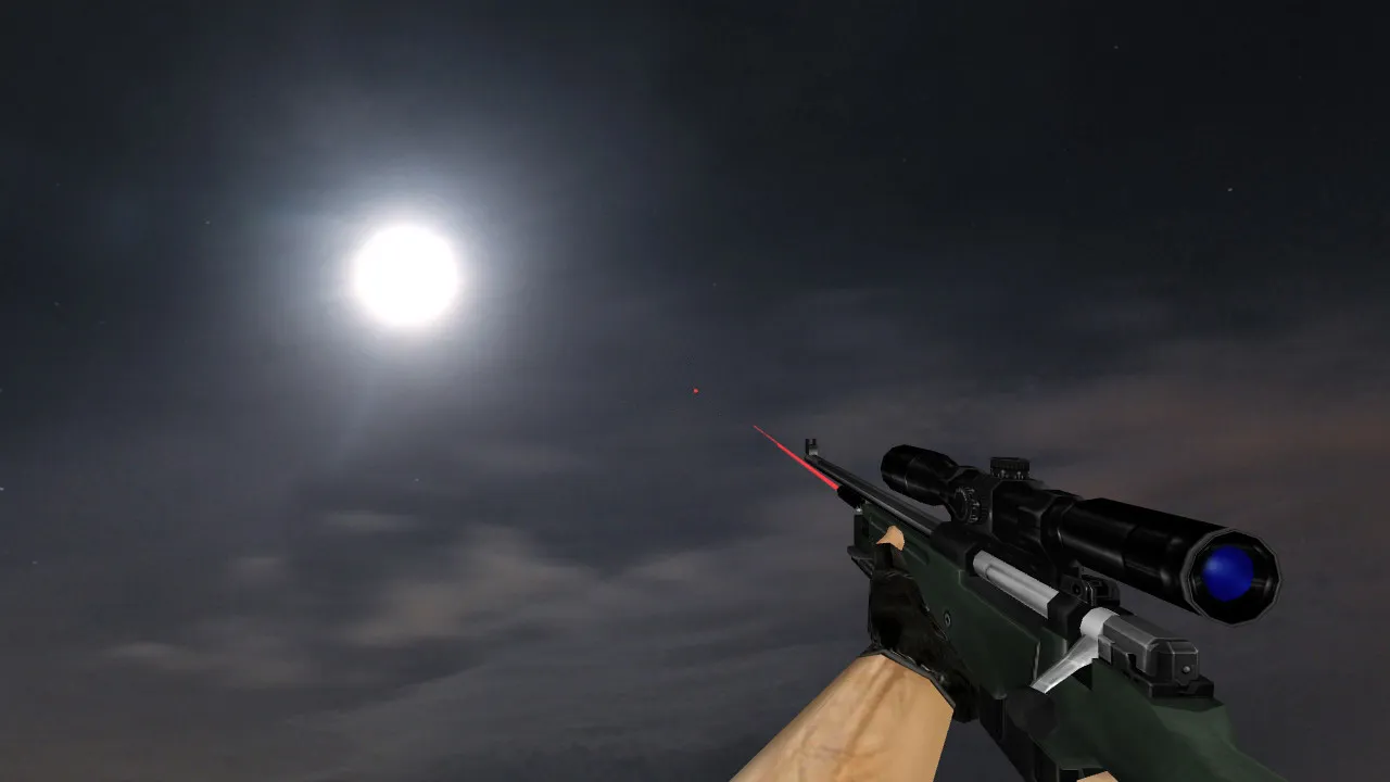 Скачать Laser sniper pack: пак моделей оружия для CS 1.6 с v_, p_, w_, звуками, анимацией осмотра и качественными текстурами - Скриншот