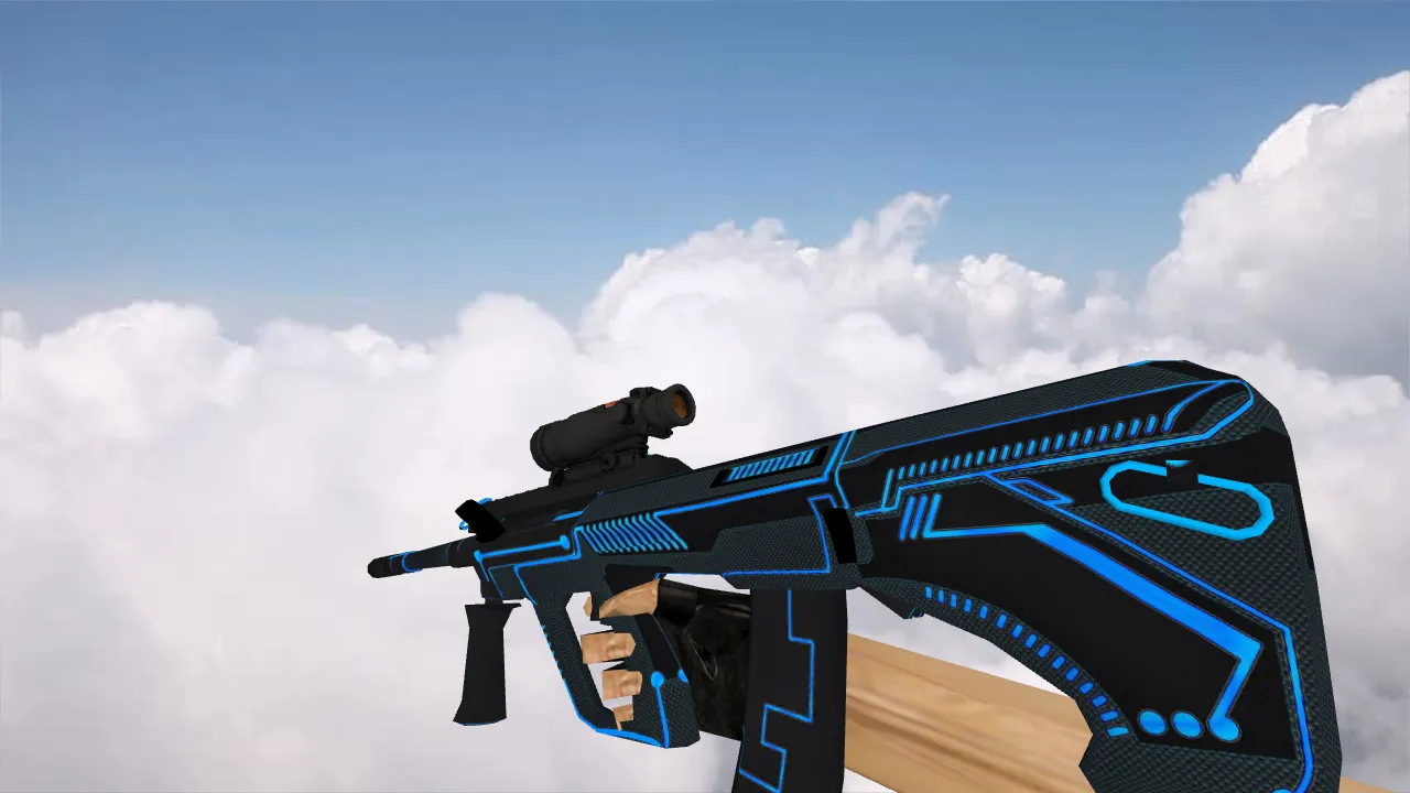 Скачать Модель AUG Plasmax для CS 1.6 | Уникальная модель оружия - Скриншот