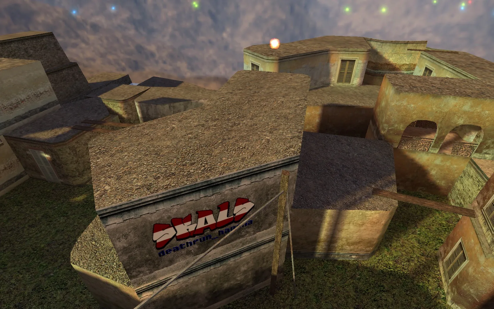 Скачать deathrun_havana для CS 1.6: карта Deathrun, точки ловушек, .nav для ботов и оптимизация - Скриншот
