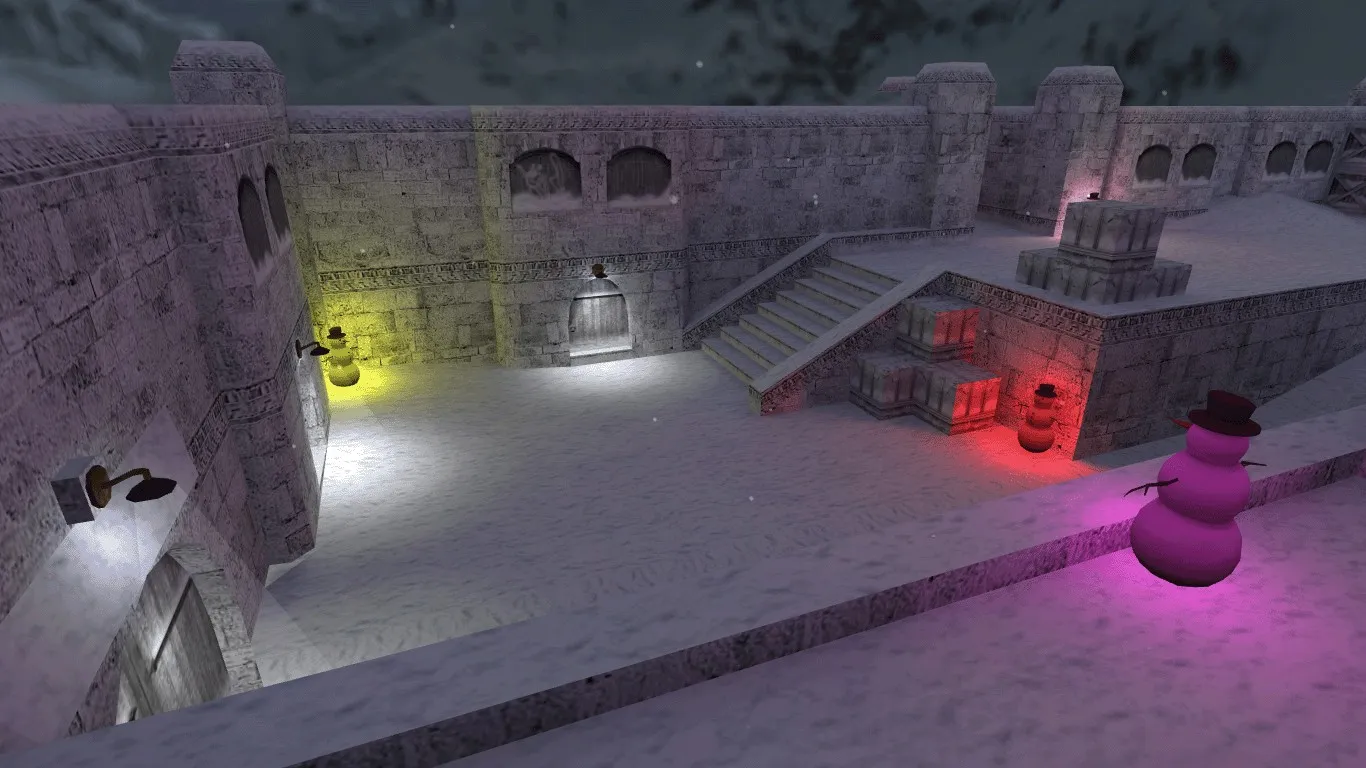 Скачать Карта de_dust_winter16 для CS 1.6: тактика за CT и T, точки, боты .nav, оптимизация wpoly/epoly - Скриншот