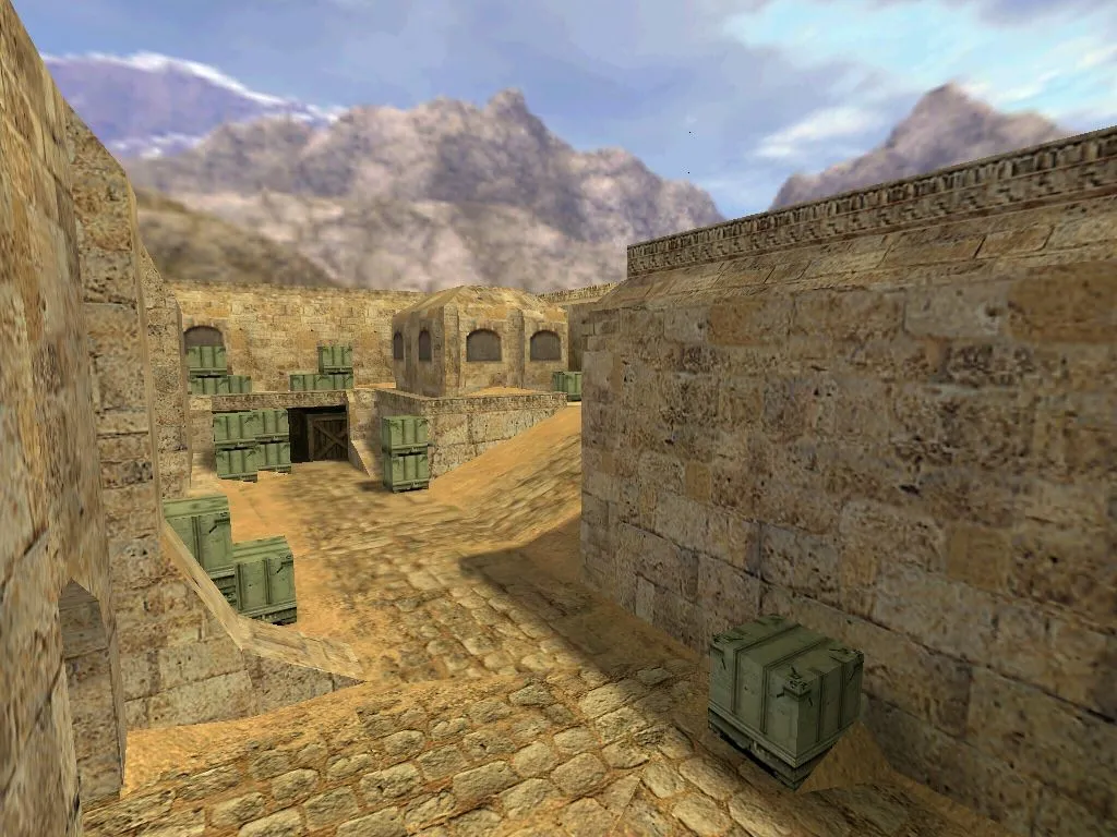Скачать Карта de_sandrush для CS 1.6: подробный анализ и стратегии - Скриншот
