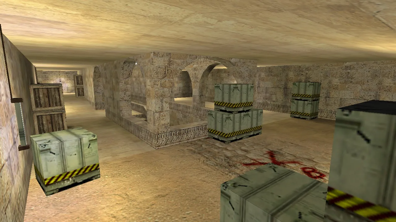 de_dust2020 — карта для CS 1.6: баланс сторон, точки под клатчи, оптимизация wpoly/epoly — скриншот 7