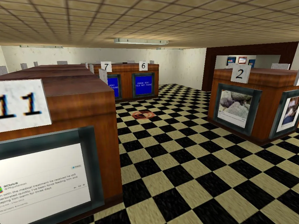 Карта «de_nyancatmuseum» для CS 1.6 - Тактические особенности и обзор — скриншот 6