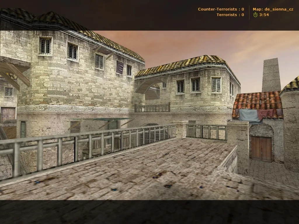 Скачать Карта de_sienna_cz для CS 1.6 - Тактические возможности и баланс - Скриншот