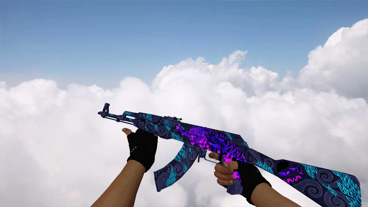 Скачать Модель AK-47 Tigerstrike для CS 1.6: v_ p_ w_, звук, анимация осмотра и качество текстур - Скриншот