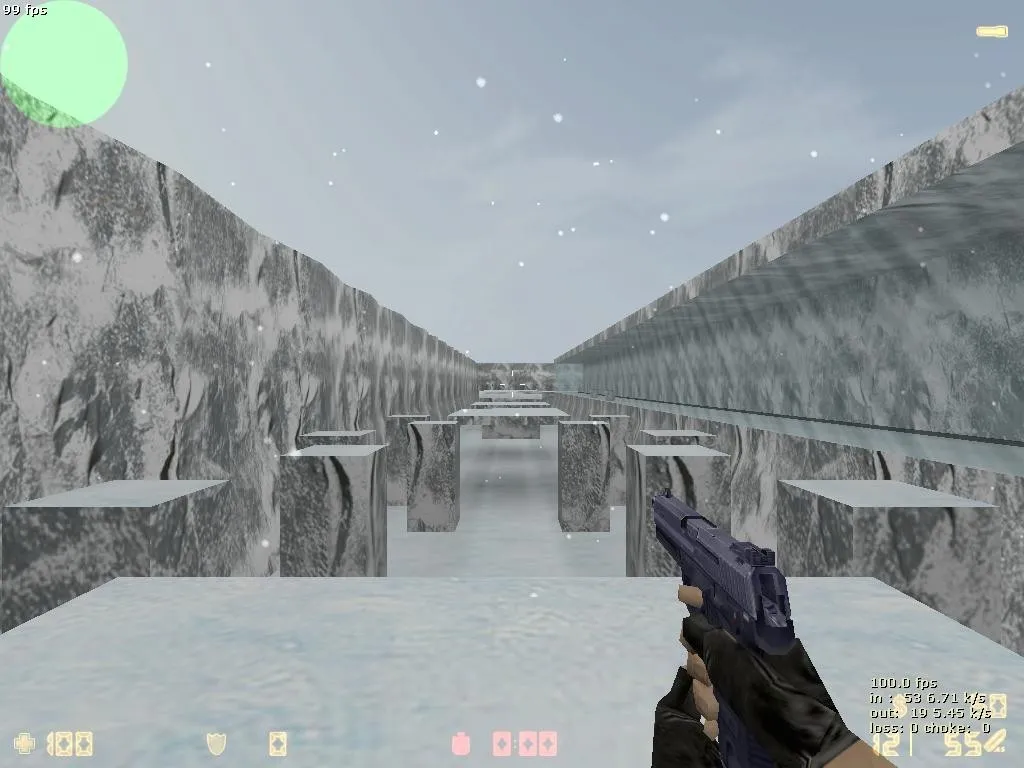 Скачать deathrun_gb_winter_final4 для CS 1.6: зимняя deathrun карта, баланс сторон, точки, .nav и оптимизация - Скриншот