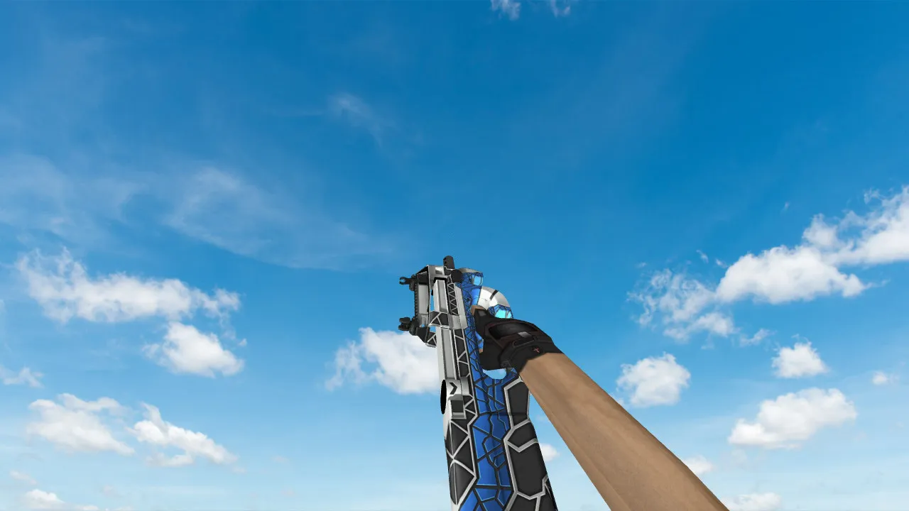 Скачать Модель «P90 Shell» для CS 1.6: Уникальный стиль и производительность - Скриншот