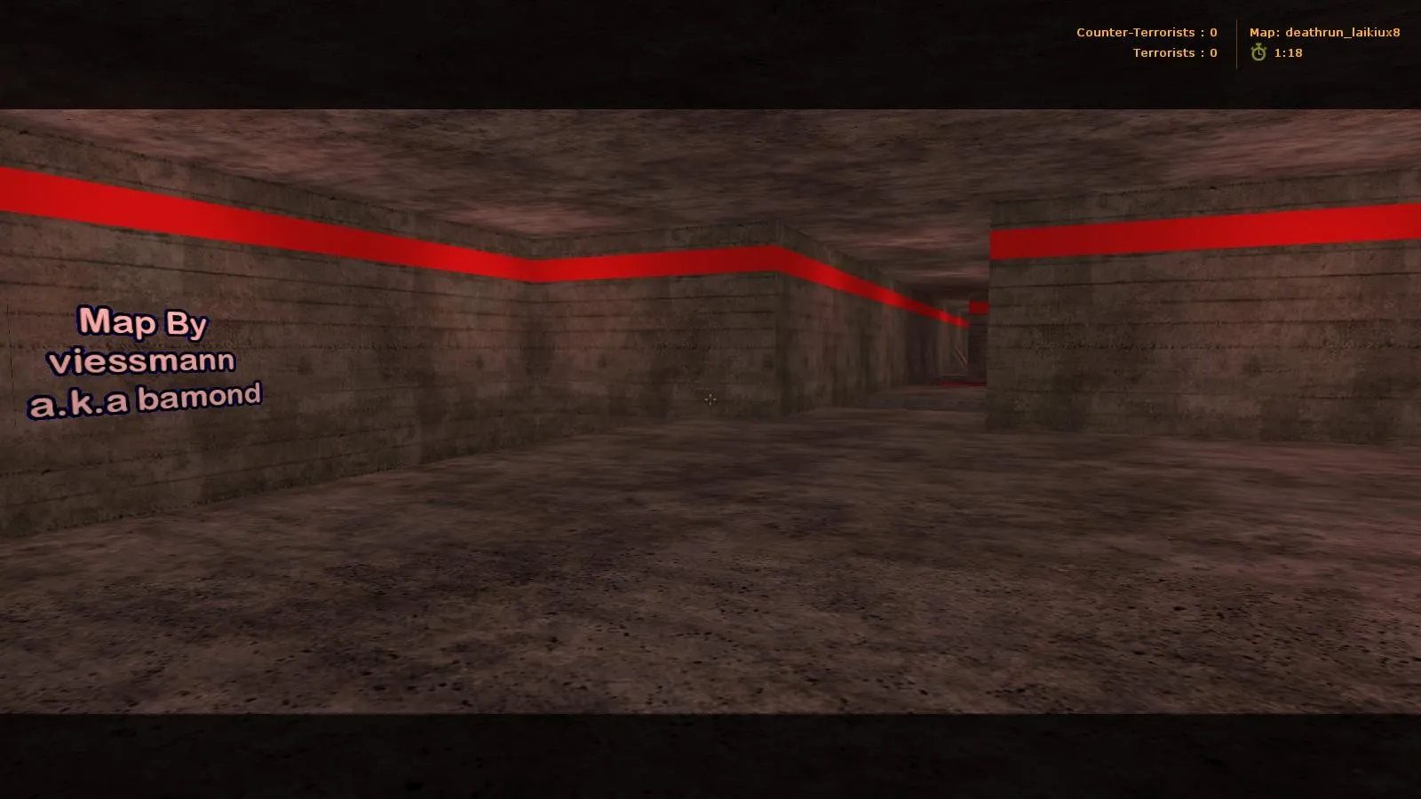 Скачать deathrun_laikiux8 для CS 1.6: точки, ловушки и тактика за CT/T - Скриншот