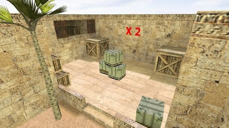 Карта de_world для Counter-Strike 1.6: Тактика и Особенности — скриншот 1