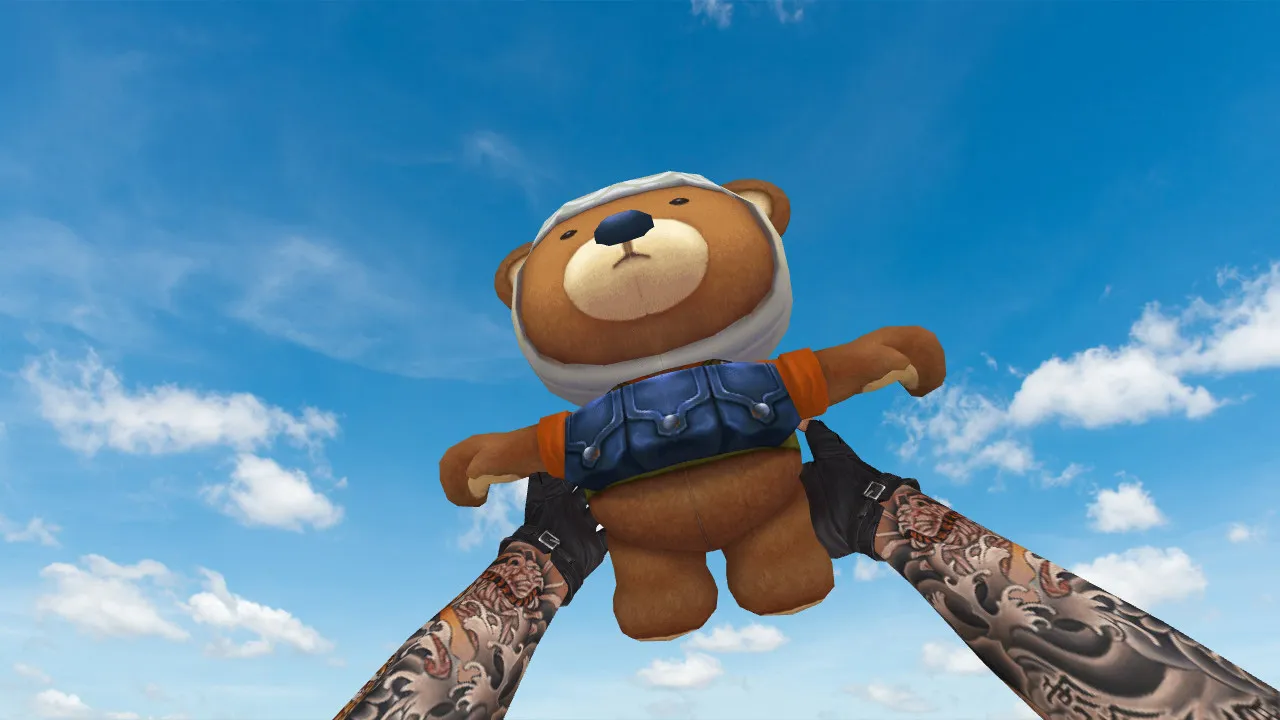 Модель «Teddy Terror» для CS 1.6: v_ p_ w_ гранат с анимацией осмотра, звуками и качественными текстурами — скриншот 2