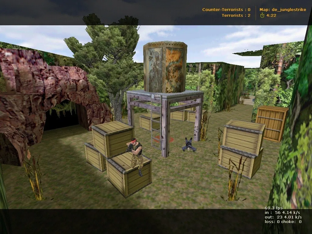 Карта de_junglestrike для CS 1.6: Тактика и особенности — скриншот 6