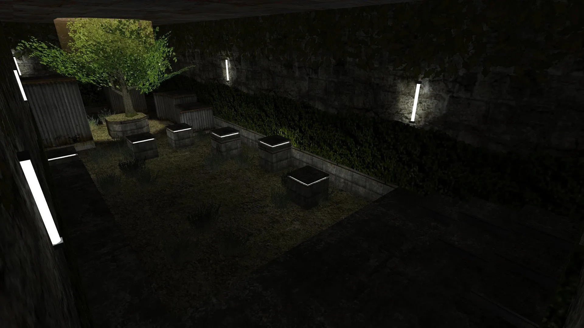 Скачать deathrun_clr_abandoned для CS 1.6: карта Deathrun, точки, маршруты, .nav для ботов и оптимизация - Скриншот