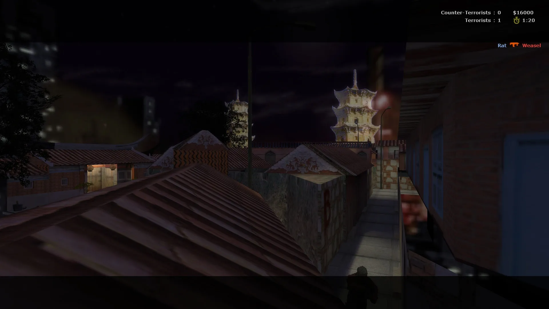 Скачать de_carpcity_night — ночная DE карта для CS 1.6: точки, маршруты, .nav и оптимизация - Скриншот