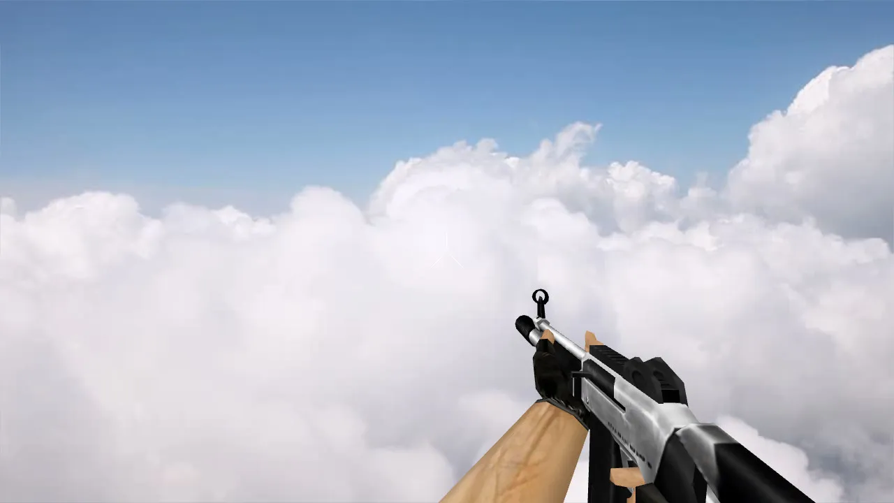 Скачать Модель v_ak47 «Handheld Laser Cannon» для CS 1.6: p_ak47, w_ak47, звуки, анимация осмотра и качество текстур - Скриншот