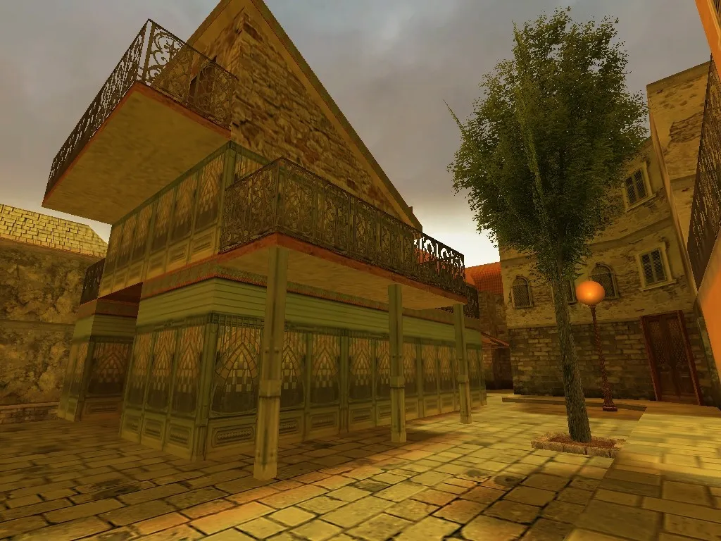 Скачать Карта de_terrace_hill для CS 1.6 — стратегические преимущества и тактики - Скриншот