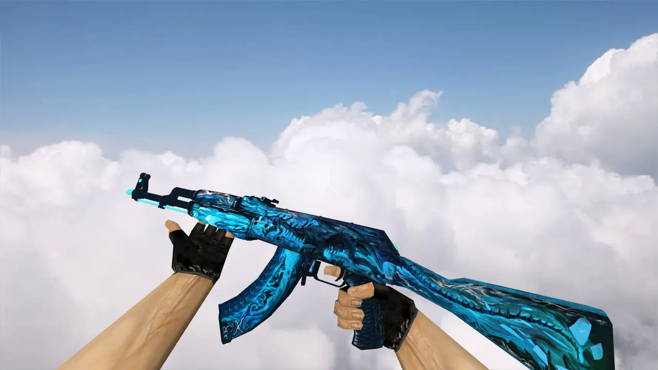 Скачать Модель «AK-47 Wyrm» v_ и p_ для CS 1.6: звук, анимация осмотра, текстуры, качество модели - Скриншот