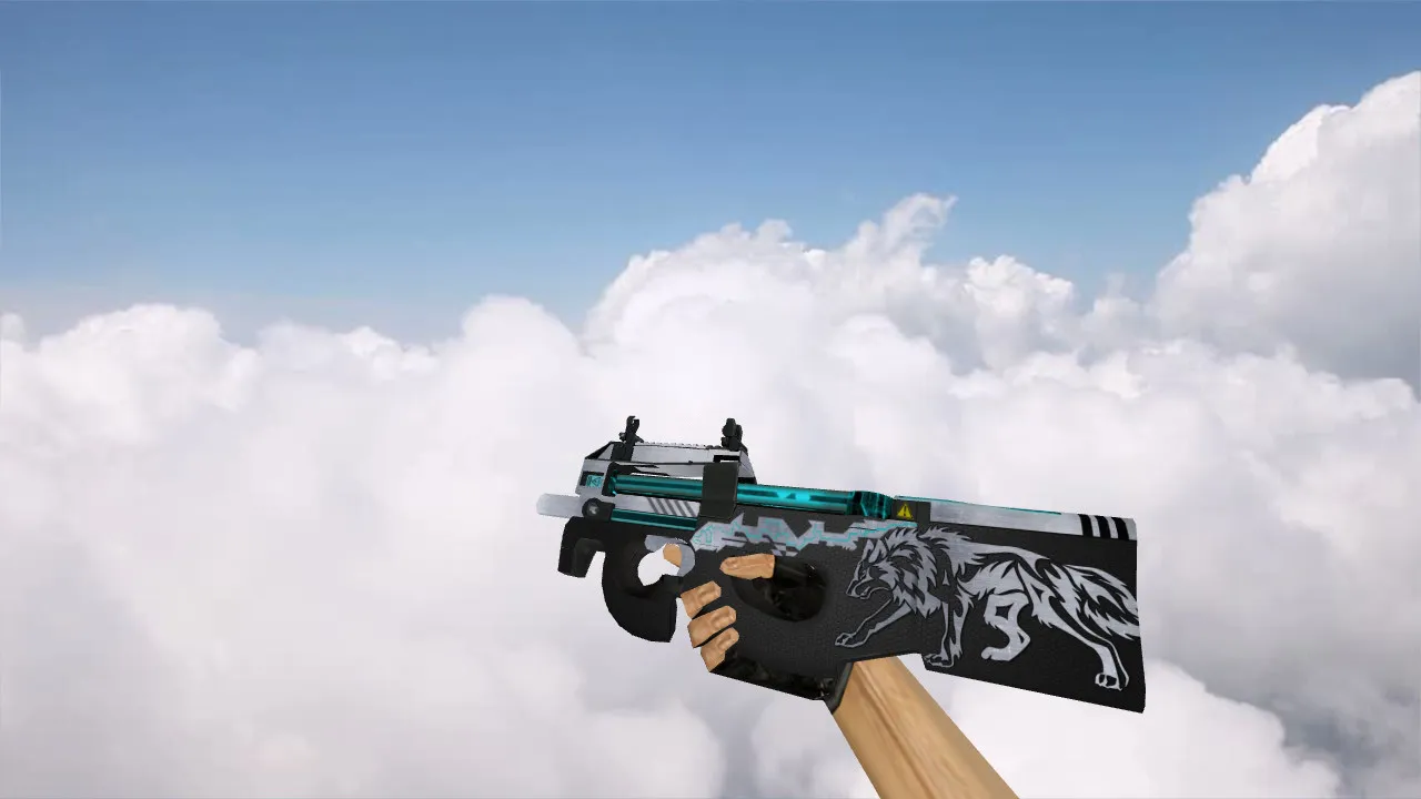 Скачать Модель P90 Alpha для CS 1.6 — Уникальный стиль и качество - Скриншот