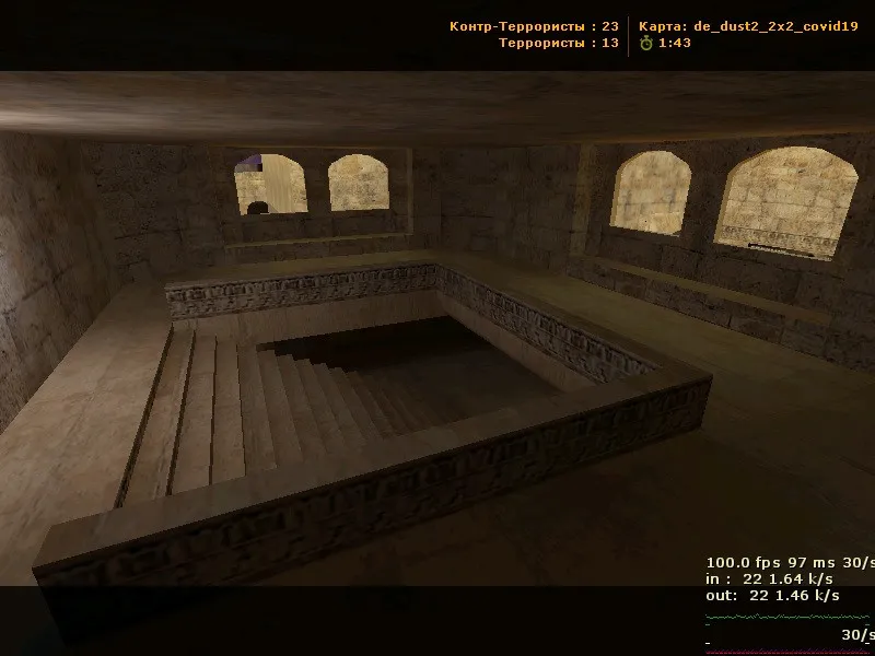 de_dust2_2x2_covid19 для CS 1.6 — тактика, точки, .nav для ботов и оптимизация карты — скриншот 20