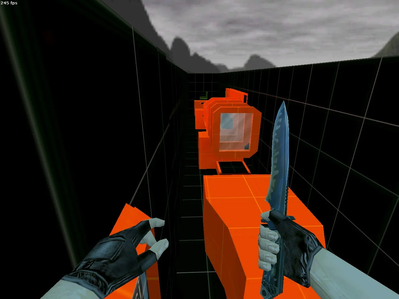 deathrun_hyperion для CS 1.6: карта Deathrun, тактика за охрану и бегунов, .nav для ботов — скриншот 2