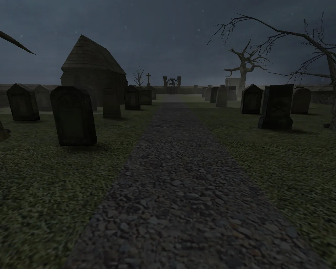 Скачать fy_cemetery карта для CS 1.6: план-схема, ротации, точки, оптимизация и боты - Скриншот