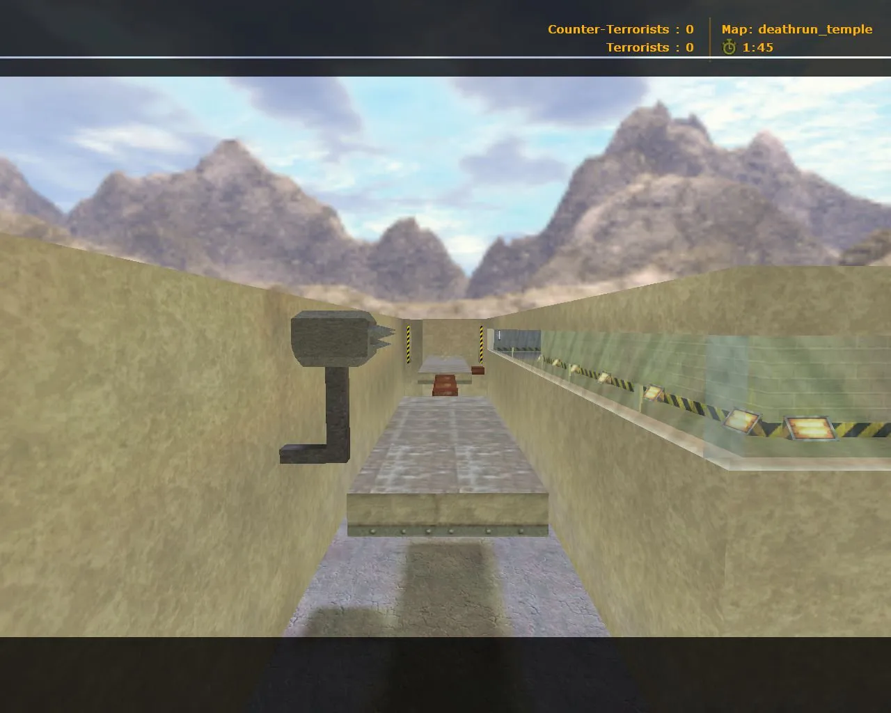 Скачать deathrun_temple для CS 1.6: тактики, точки, баланс сторон, .nav и оптимизация карты - Скриншот