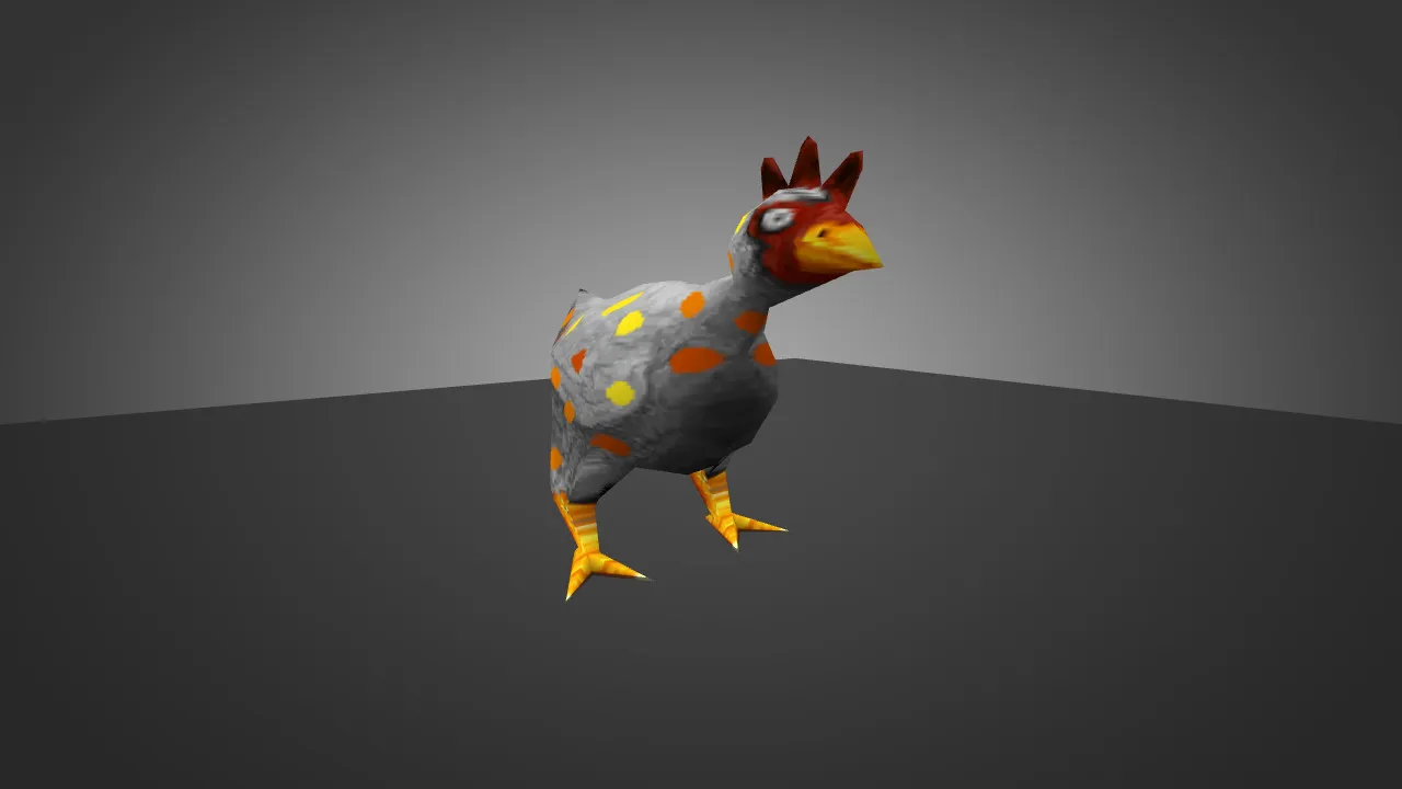 Скачать Модель «Spotted Chicken with Nails» для CS 1.6 - Уникальный скин - Скриншот