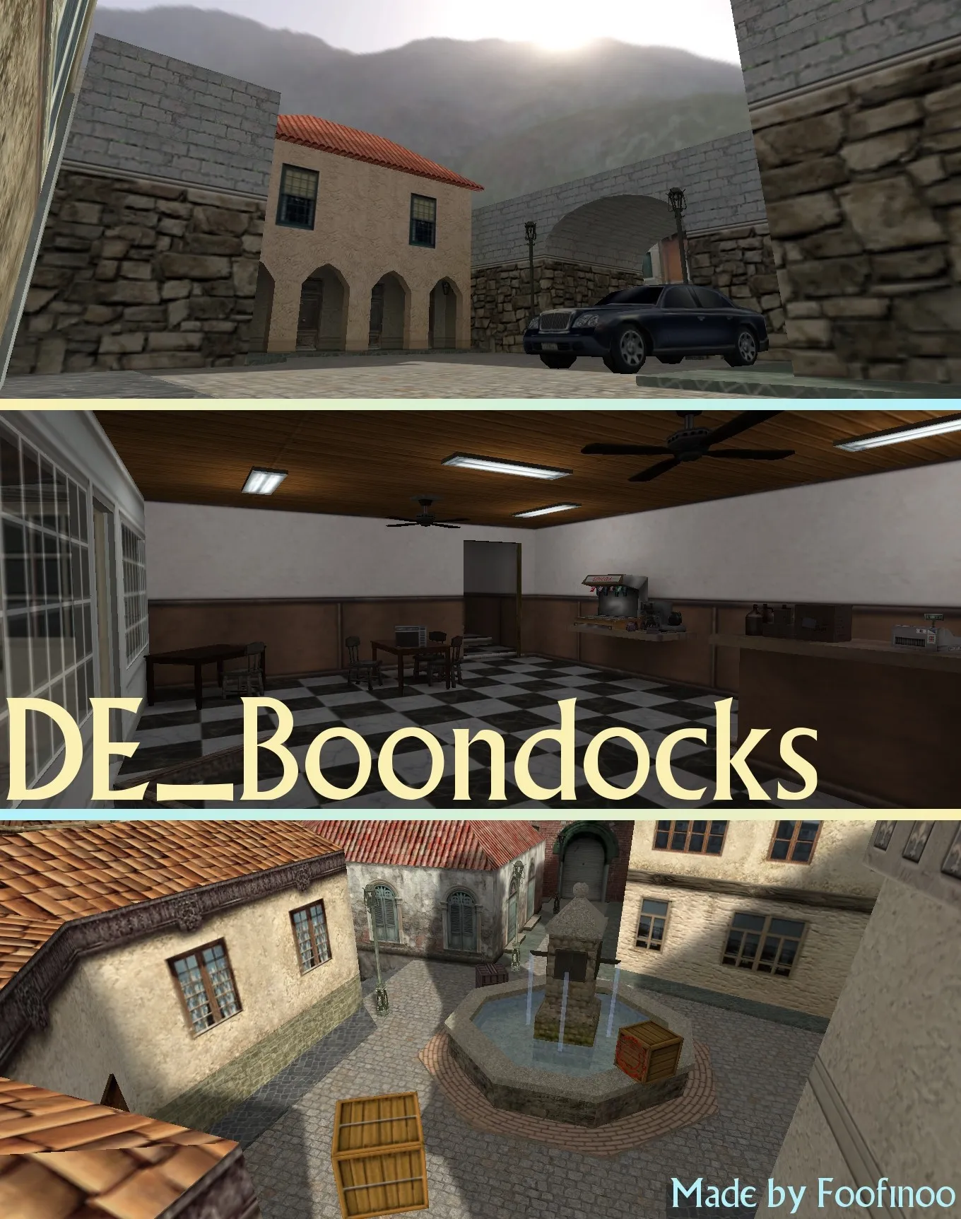 Карта de_boondocks для CS 1.6: баланс сторон, точки, оптимизация wpoly/epoly, .nav и быстрый старт — скриншот 7