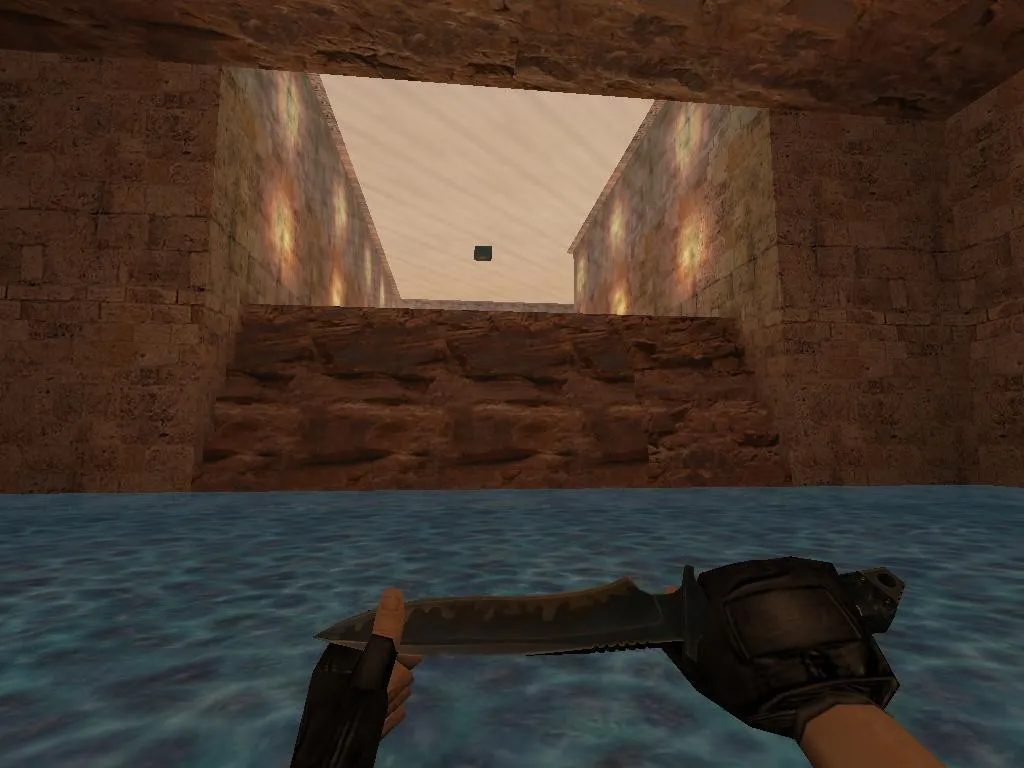 Скачать deathrun_kolor_v2 для CS 1.6: карта deathrun, точки, .nav, оптимизация wpoly/epoly - Скриншот