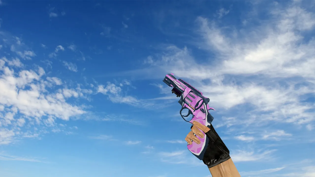 Скачать Модель «R8 Revolver Vertex Pink» для CS 1.6 - Качественное оружие - Скриншот