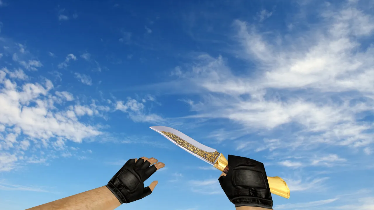 Модель «Winner Dagger» для CS 1.6: v_ и p_ модели, звуки, анимация осмотра, текстуры и настройка — скриншот 3