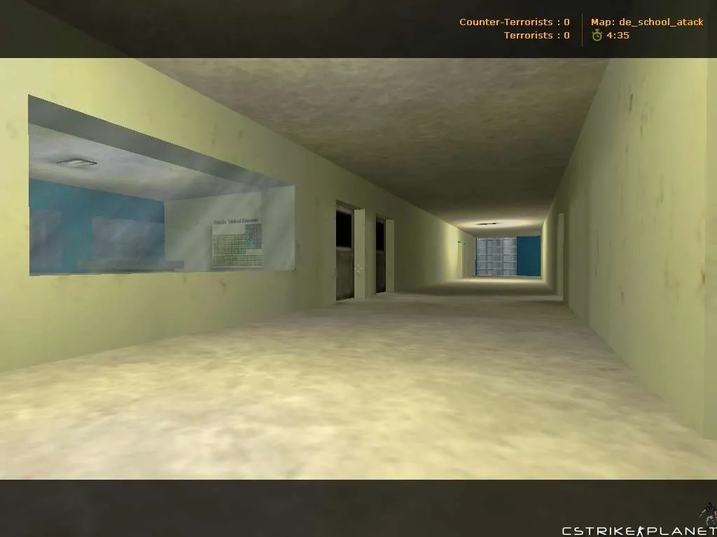 Карта de_school_atack для CS 1.6: Стратегии и тактики — скриншот 4