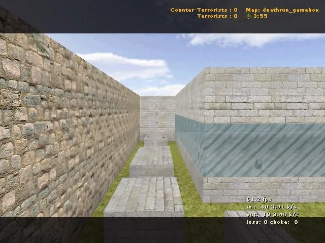 deathrun_gamebox для CS 1.6 — карта deathrun, баланс сторон, точки и нав для ботов — скриншот 5