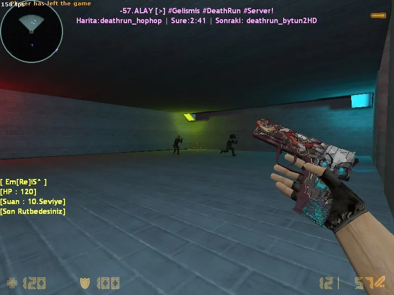deathrun_hophop для CS 1.6: карта deathrun, точки, .nav для ботов и оптимизация под старые ПК — скриншот 6