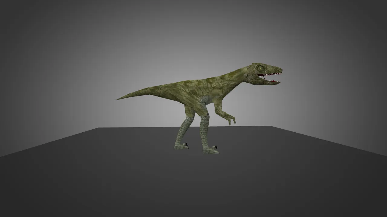 Скачать Модель «Velociraptor» для CS 1.6 - Уникальная Курица в Игра - Скриншот