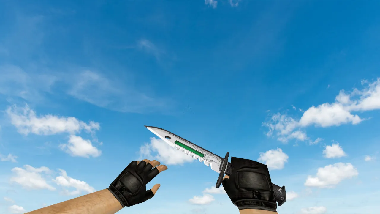 Скачать Модель ножа M9 Bayonet Galant v_ w_ p_ для CS 1.6: звуки, анимация осмотра, текстуры и настройка - Скриншот