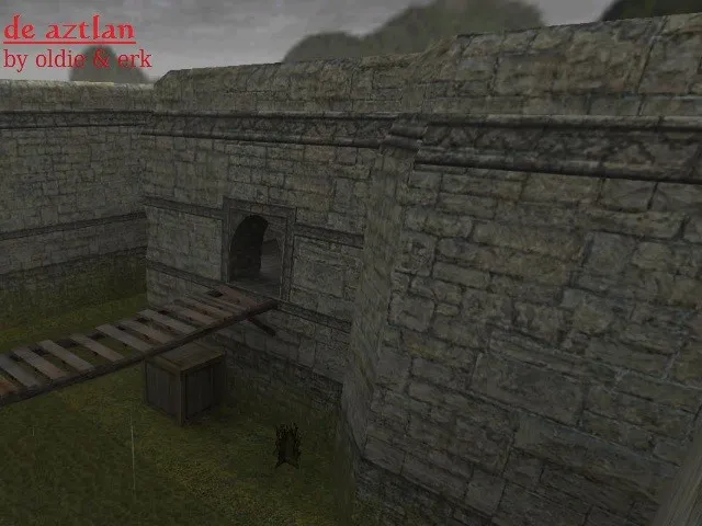 Скачать de_aztlan для CS 1.6: карта, точки, тактика за Т и КТ, .nav, оптимизация и запуск без риска - Скриншот