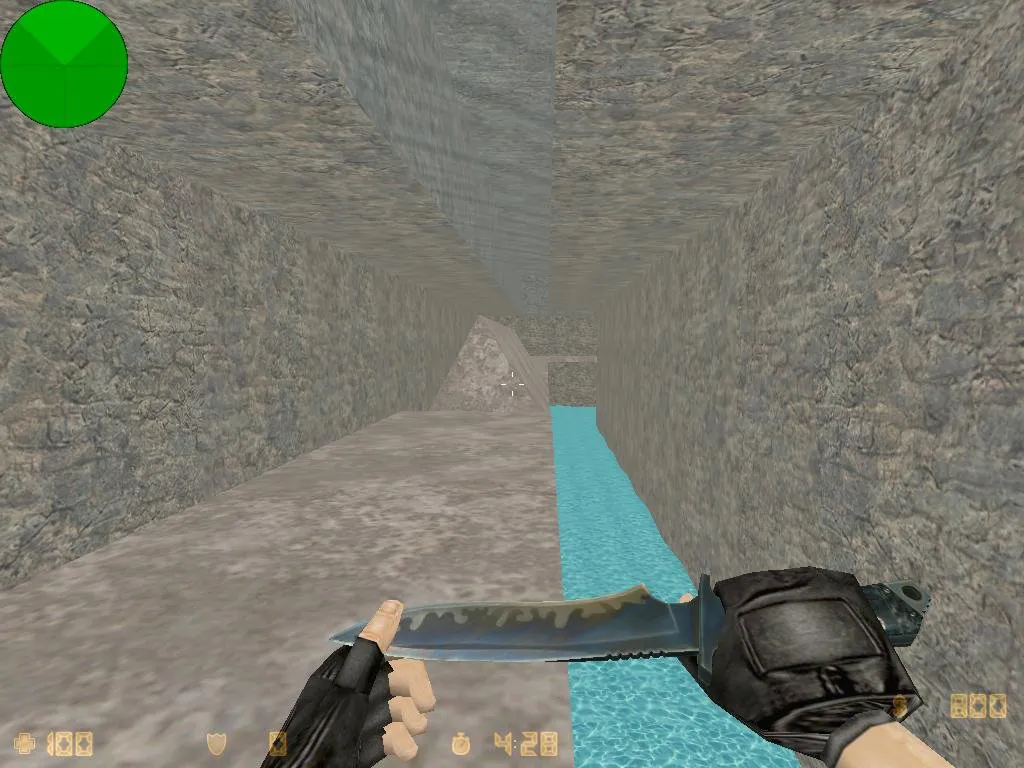 Скачать deathrun_wonker для CS 1.6: карта Deathrun, точки, раунды и настройка под сервер - Скриншот
